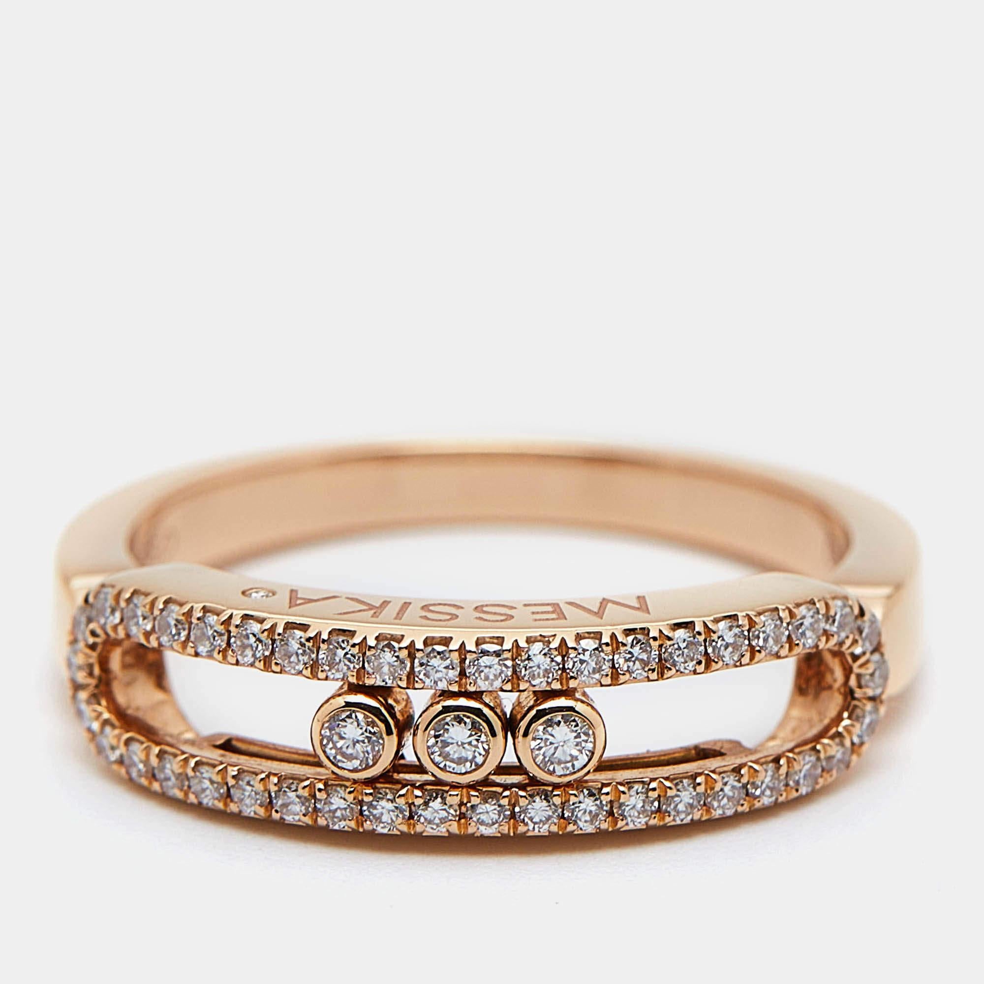 To adorn your fingers in the most elegant way Messika brings to you this stylish ring. It has been carved using top quality materials and will elevate your look instantly.