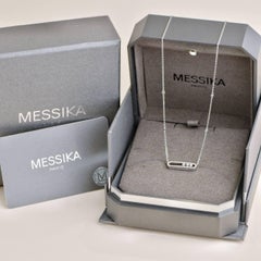 Messika Baby Move Pavé Diamond 18k White Gold Pendant Necklace