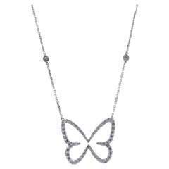 Collana con ciondolo in oro e diamanti Messika Butterfly