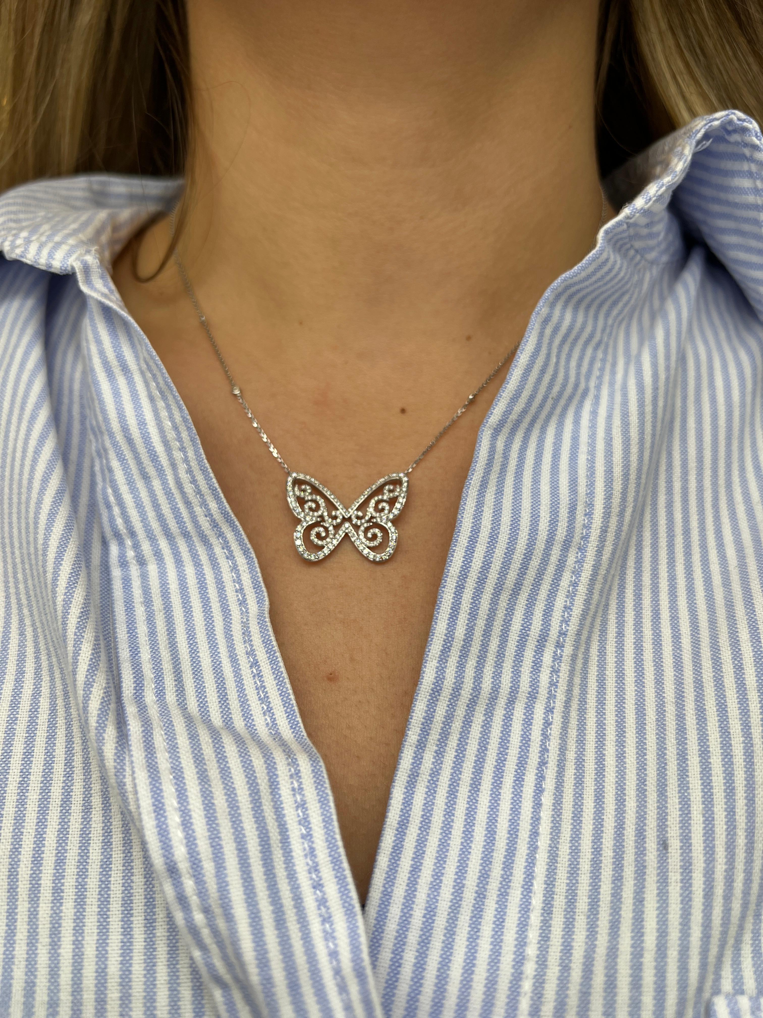 messika butterfly necklace