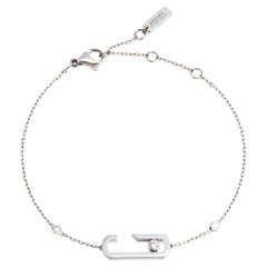 Messika by Gigi Hadid Move Addiction Bracelet en or blanc 18k avec diamants