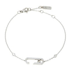 Messika by Gigi Hadid Move Addiction Pave Diamond 18K White Gold Bracelet