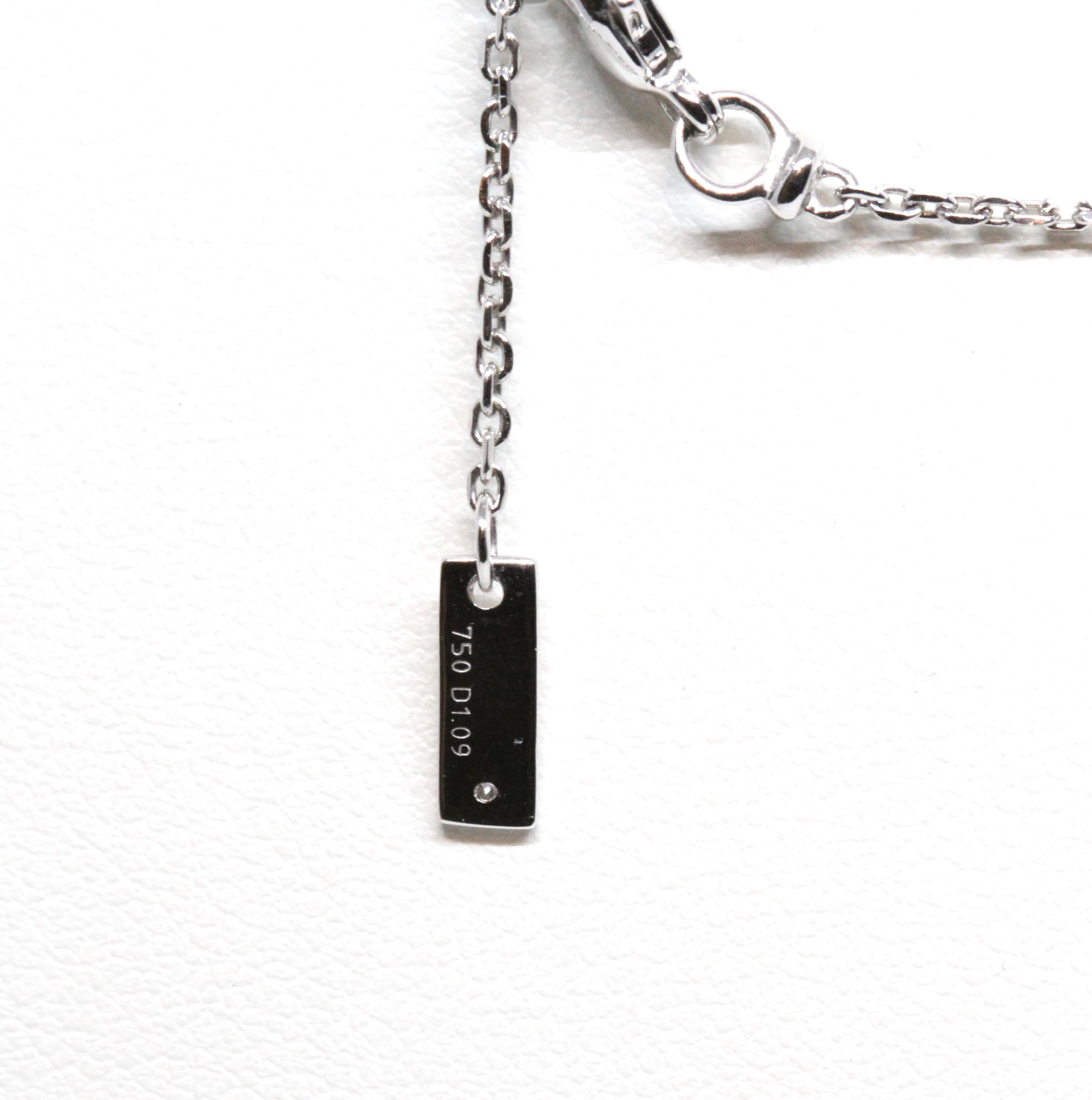 Messika Daria Necklace White Gold and Diamonds In Good Condition In Geneva, CH