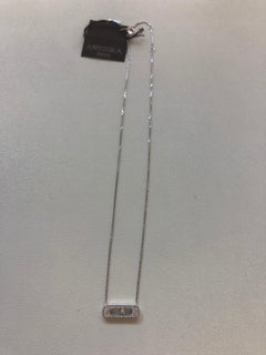 Messika Diamond "Baby Move" Necklace in 18 Karat White Gold
