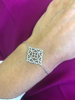 Messika Diamond "Promise" Bracelet in 18 Karat White Gold