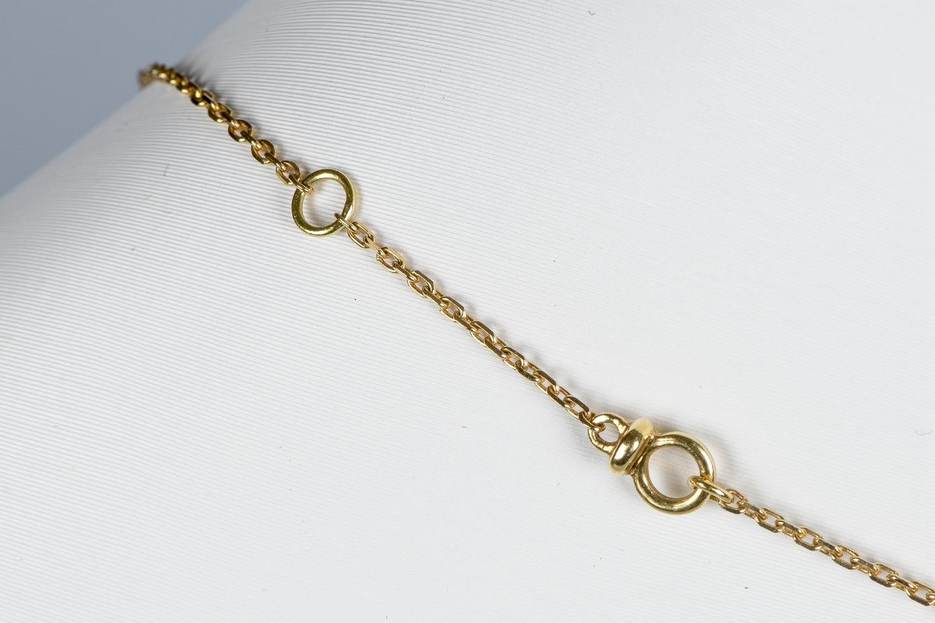 Messika Gatsby Necklace 18K Yellow Gold Diamonds For Sale 11