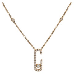 Messika Gigi Hadid Move Addiction Collana in oro rosa 18k e diamanti