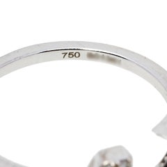 Messika Gigi Hadid Move Addiction Pave Diamond 18K White Gold Ring Size 52