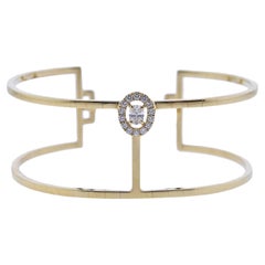 Messika Glam'Azone Gold Diamond Cuff Bracelet