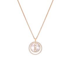 Messika Lucky Move white mother-of-pearl necklace small in rose gold