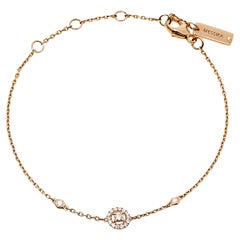 Messika Mini Joy XS Diamond 18K Rose Gold Bracelet