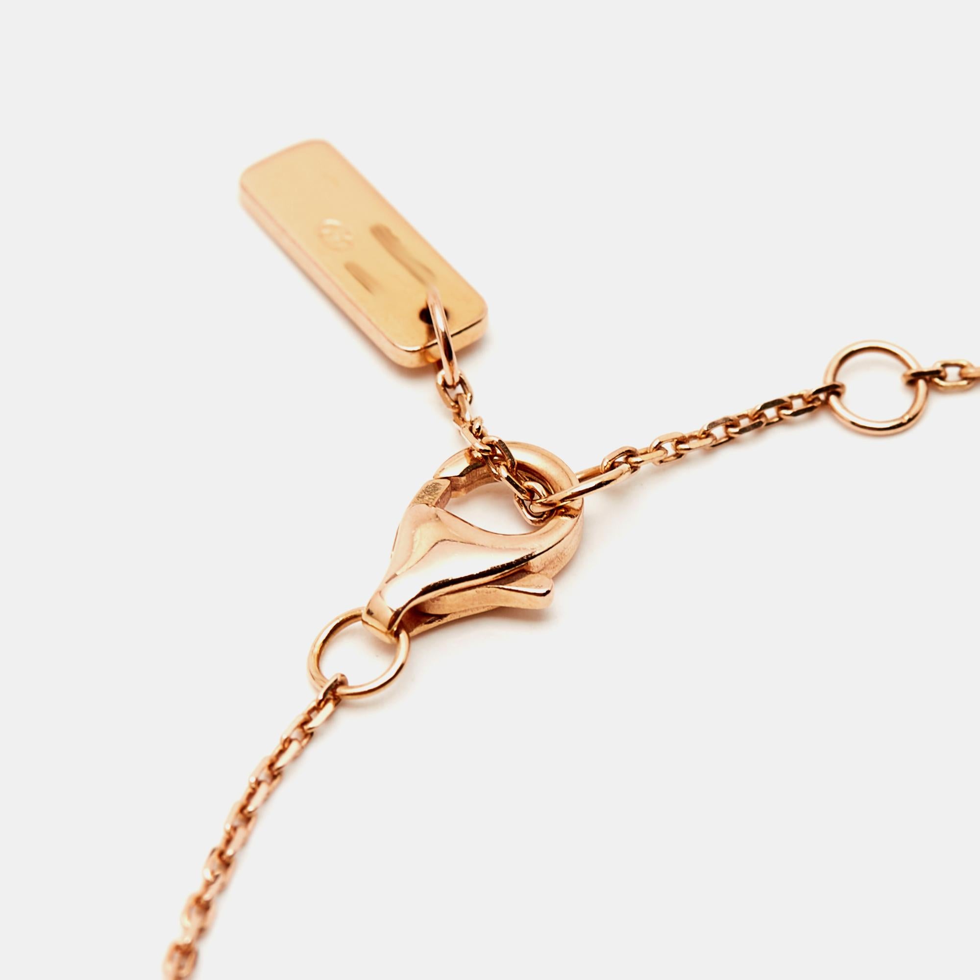 Women's Messika Move Addiction by Gigi Hadid Diamond 18k Rose Gold Bracelet