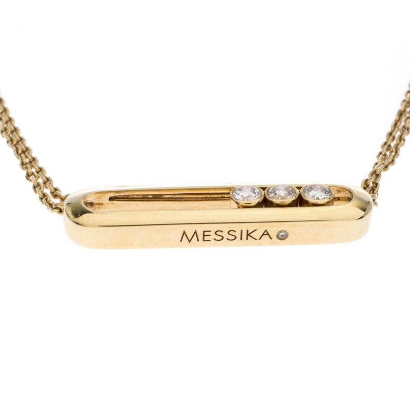 gold messika necklace
