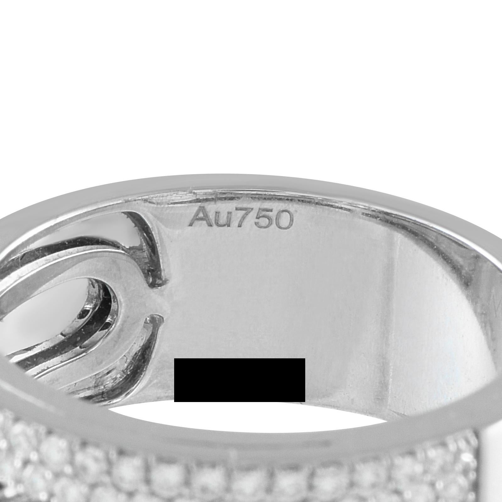 Women's Messika Move Noa 18K White Gold 0.73ct Diamond Ring