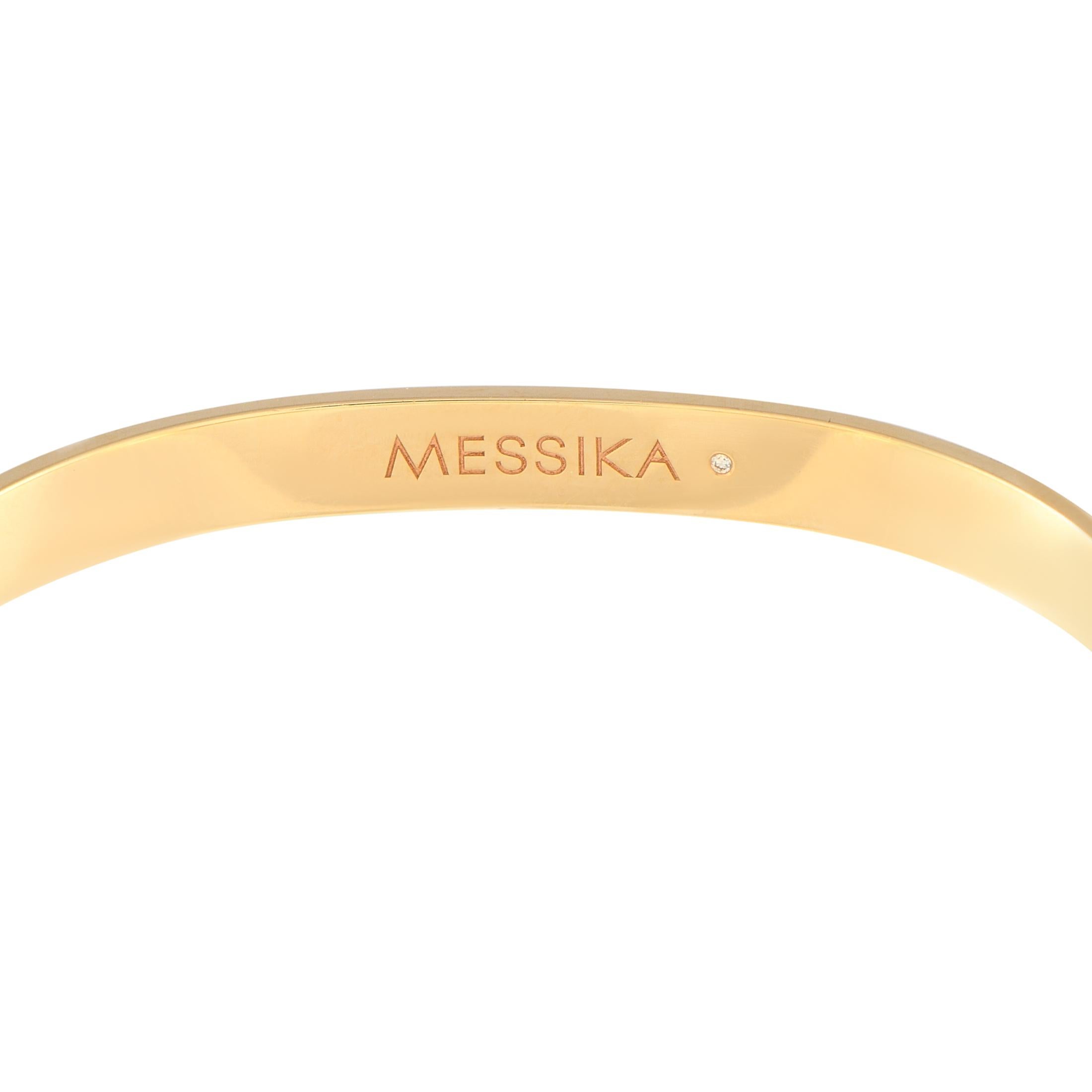 Messika Move Noa 18K Yellow Gold 1.20ct Diamond Bracelet In New Condition In Southampton, PA