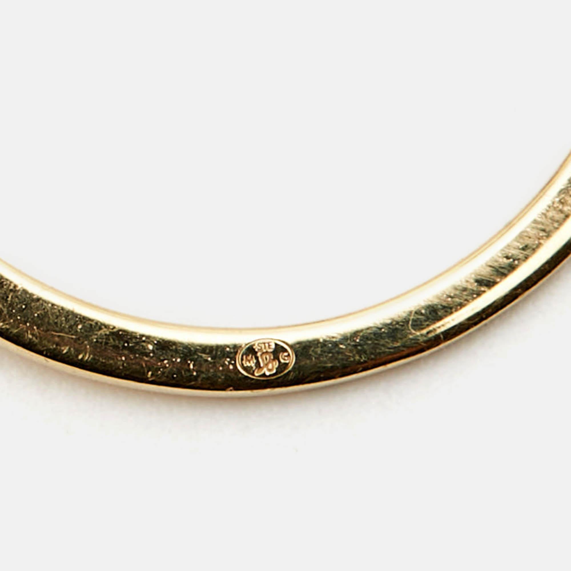 Messika Move Uno Diamonds 18k Yellow Gold Ring Size 52 1