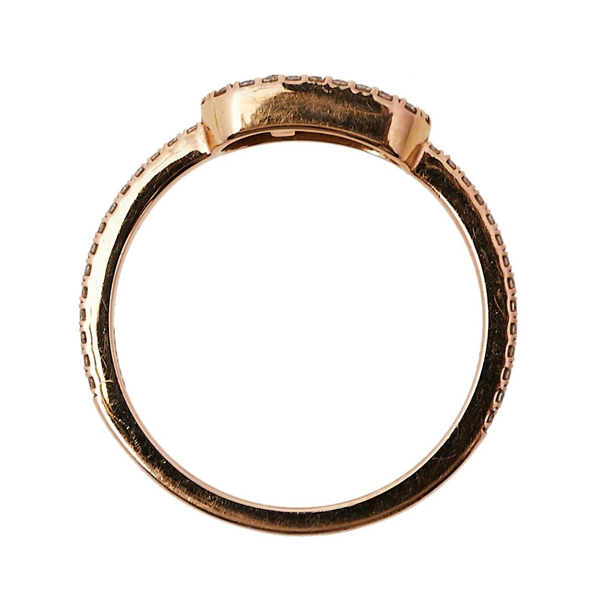 messika rose gold ring
