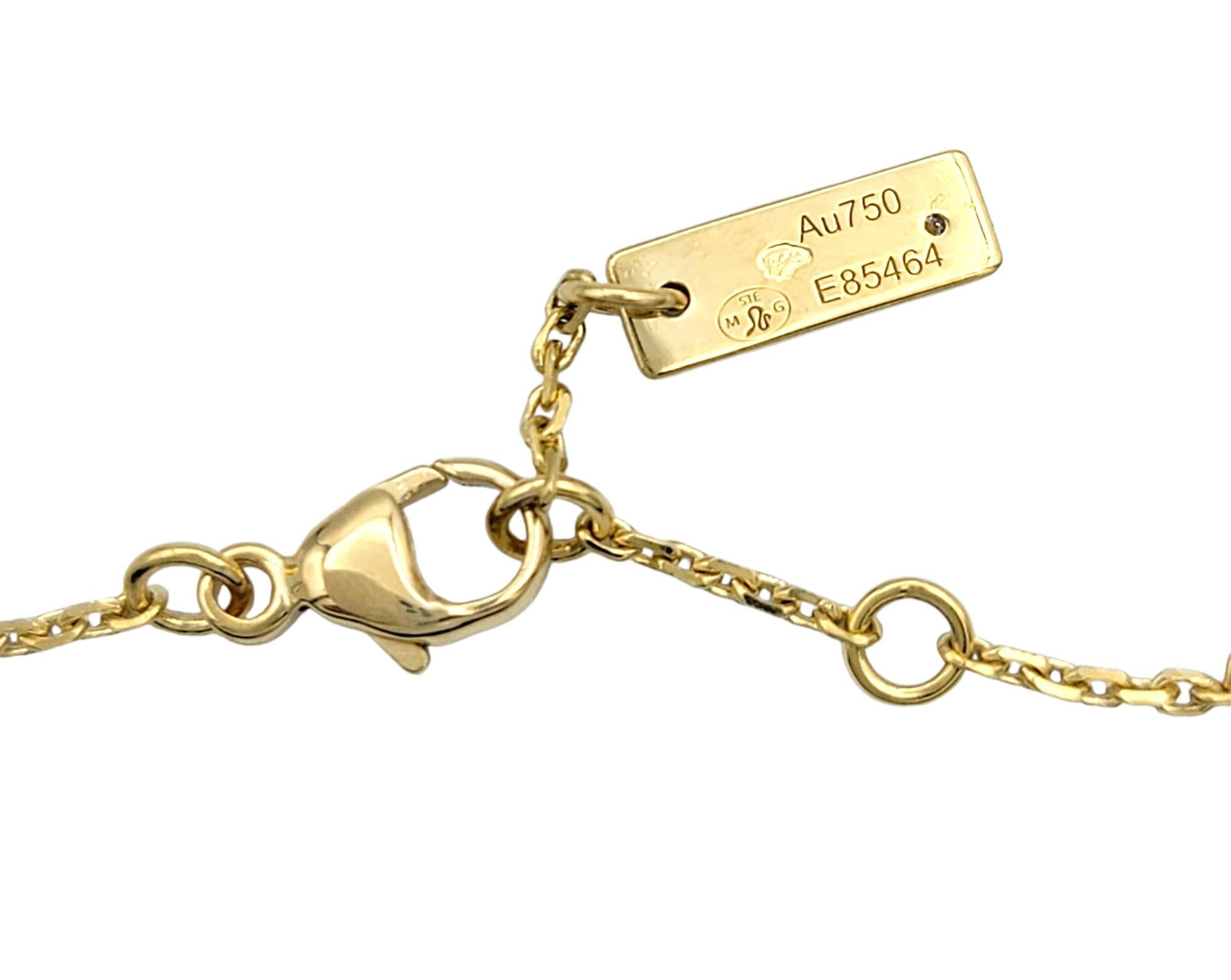 Messika Move Uno Pavé Diamond Hand Bracelet in 18 Karat Yellow Gold 4