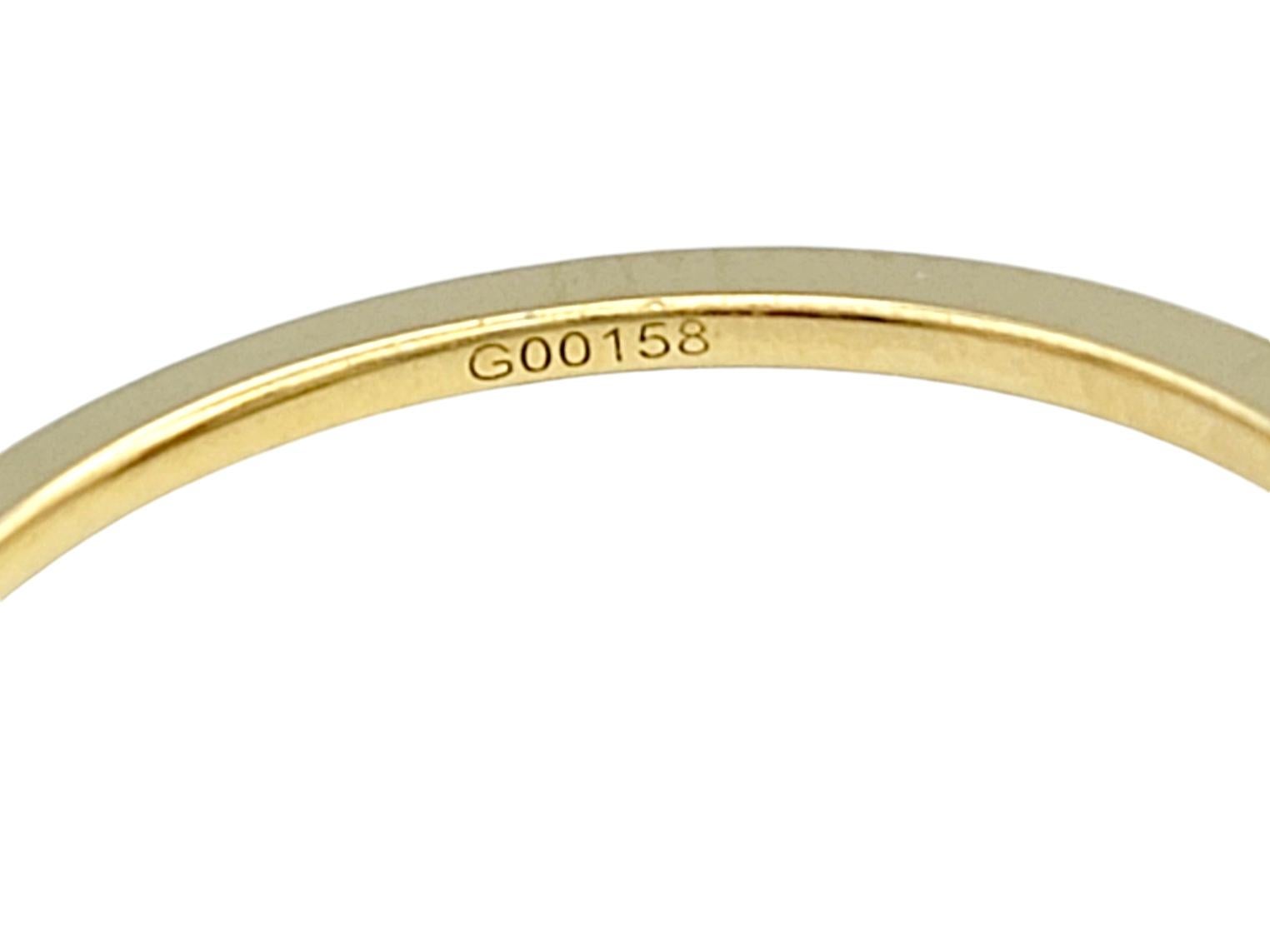 Messika Move Uno Pavé Diamant Slider Band Ring in 18 Karat Gelbgold 3