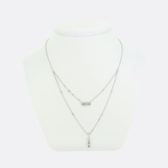 Messika Move Uno Two-Row Pavé Diamond Necklace