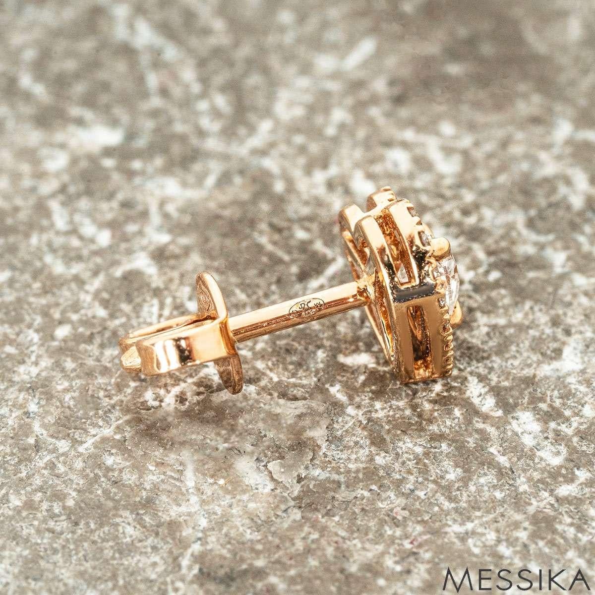 Donna Orecchini con diamanti Joy Cœur in oro rosa di Messika da 0,30 ct 11562-PG in vendita