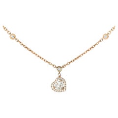 Ciondolo con diamante Joy Cœur in oro rosa Messika 0,15ct 11437-PG