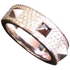 Messika "Spike" Ring in 18 Karat White Gold