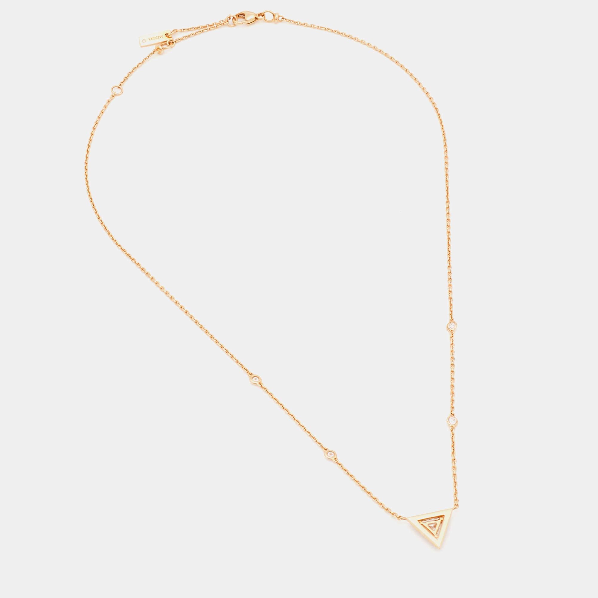 The fine workmanship, use of precious metals, and unique appeal make this designer necklace for women a fabulous purchase. It's a worthy investment.

Includes: Original Box, Original Case

