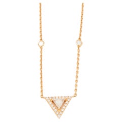 Messika Thea Diamonds 18k Rose Gold Chain Necklace