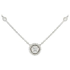 Ciondolo Joy in oro bianco Messika con diamante da 0,20 carati