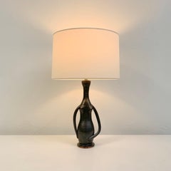 Met De Penninghen Antropomorphic Ceramic Table Lamp, circa 1950, France.