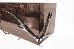 Meta-Anrichte aus Nussbaumholz von Barlas Baylar