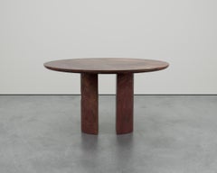 Meta Red Onyx Marble Table by Phillip Jividen