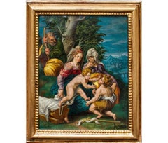 Mid-17th century, Rubensian School, Holy Family with St. John