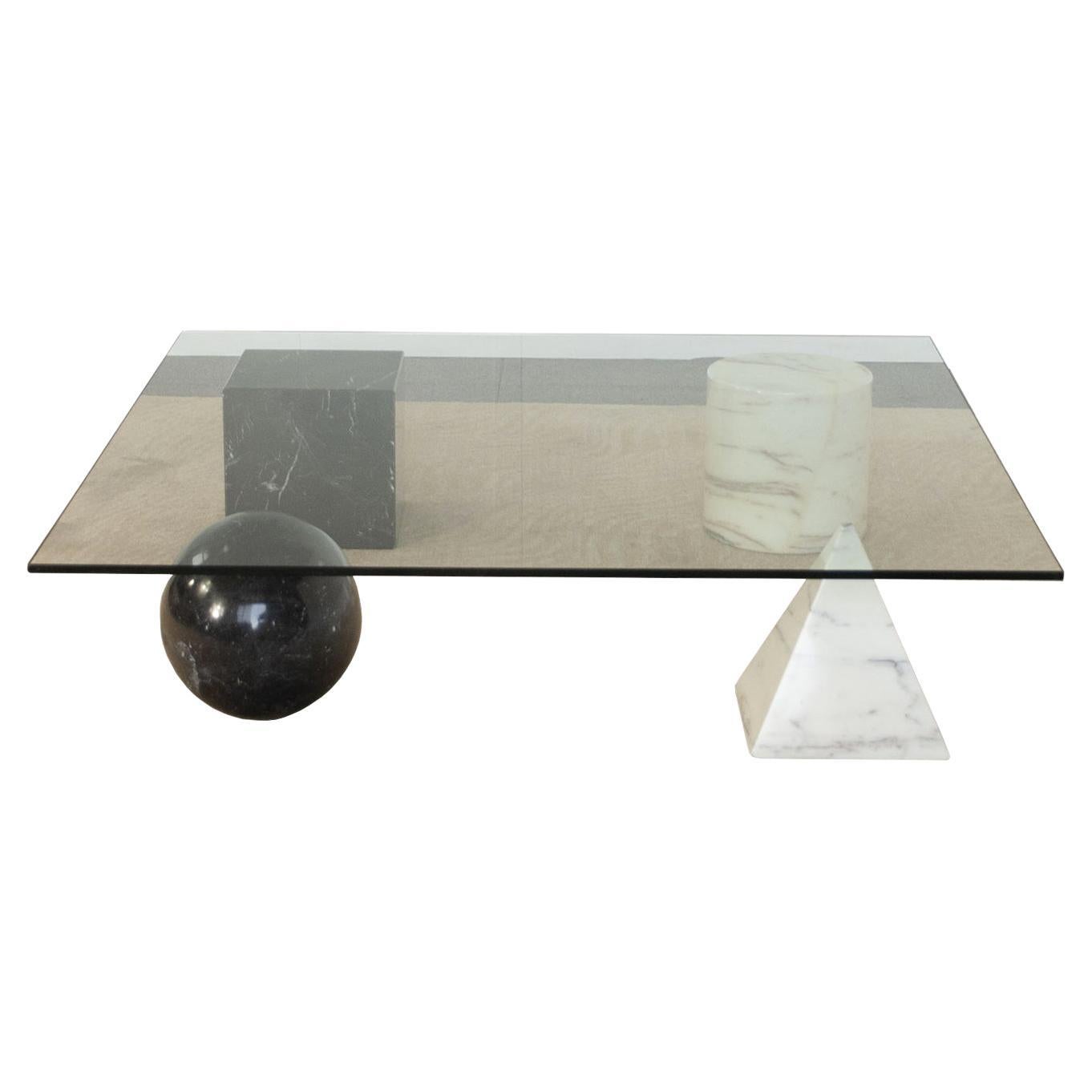 Metafora coffee table by Gianni Vignelli