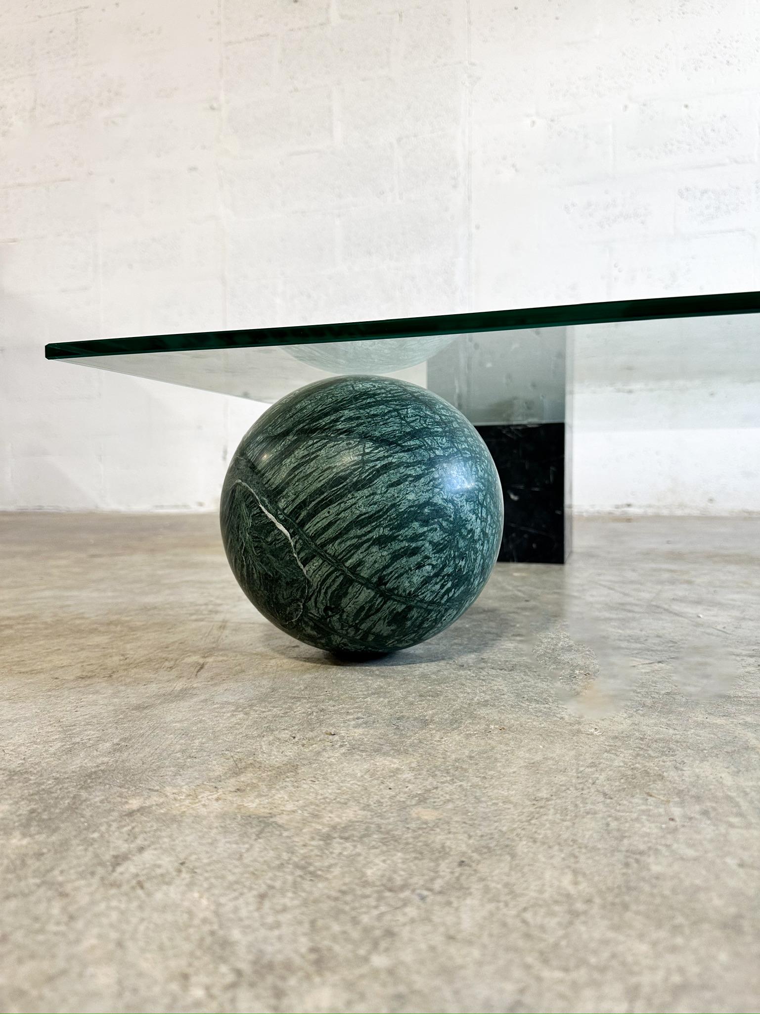 Mid-Century Modern Metafora Coffee Table by Lella & Massimo Vignelli For Sale