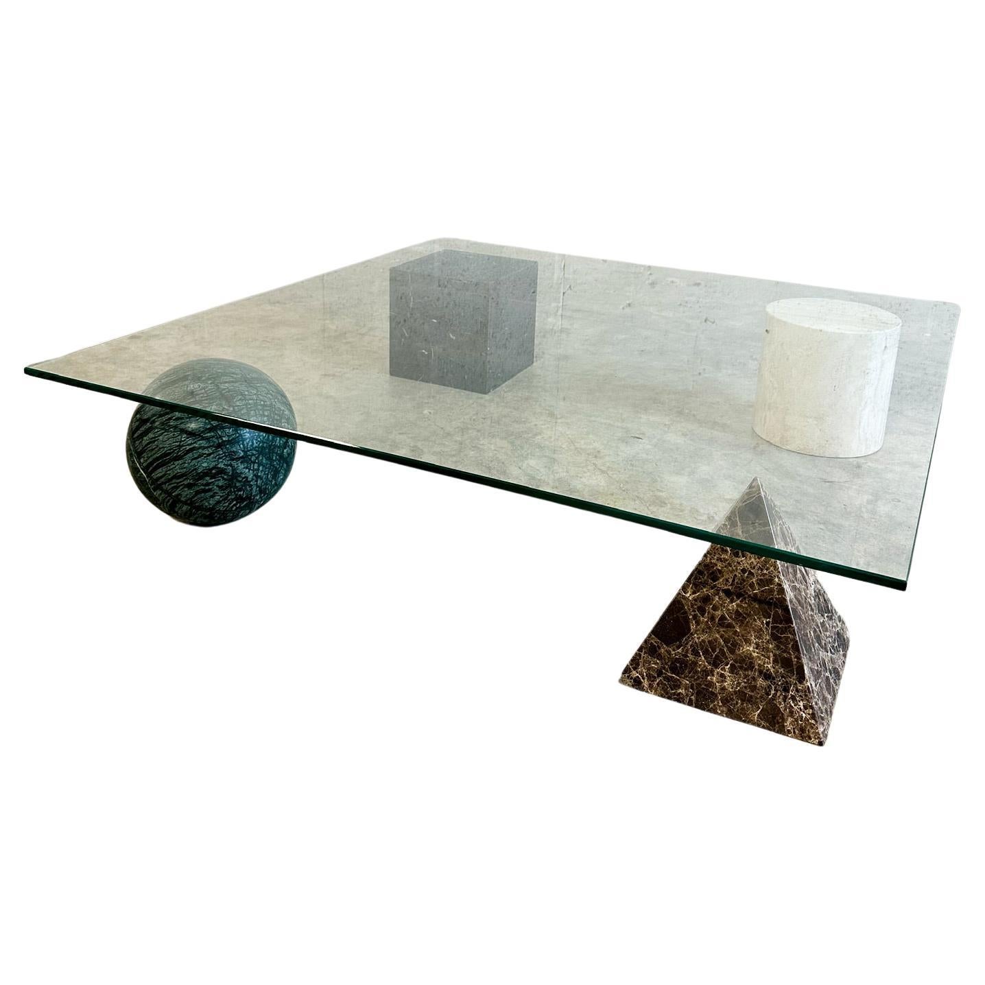 Table basse Metafora par Lella & Massimo Vignelli