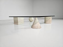 Table basse Metafora de Massimo et Lella Vignelli pour Casigliani, Italie, 1970