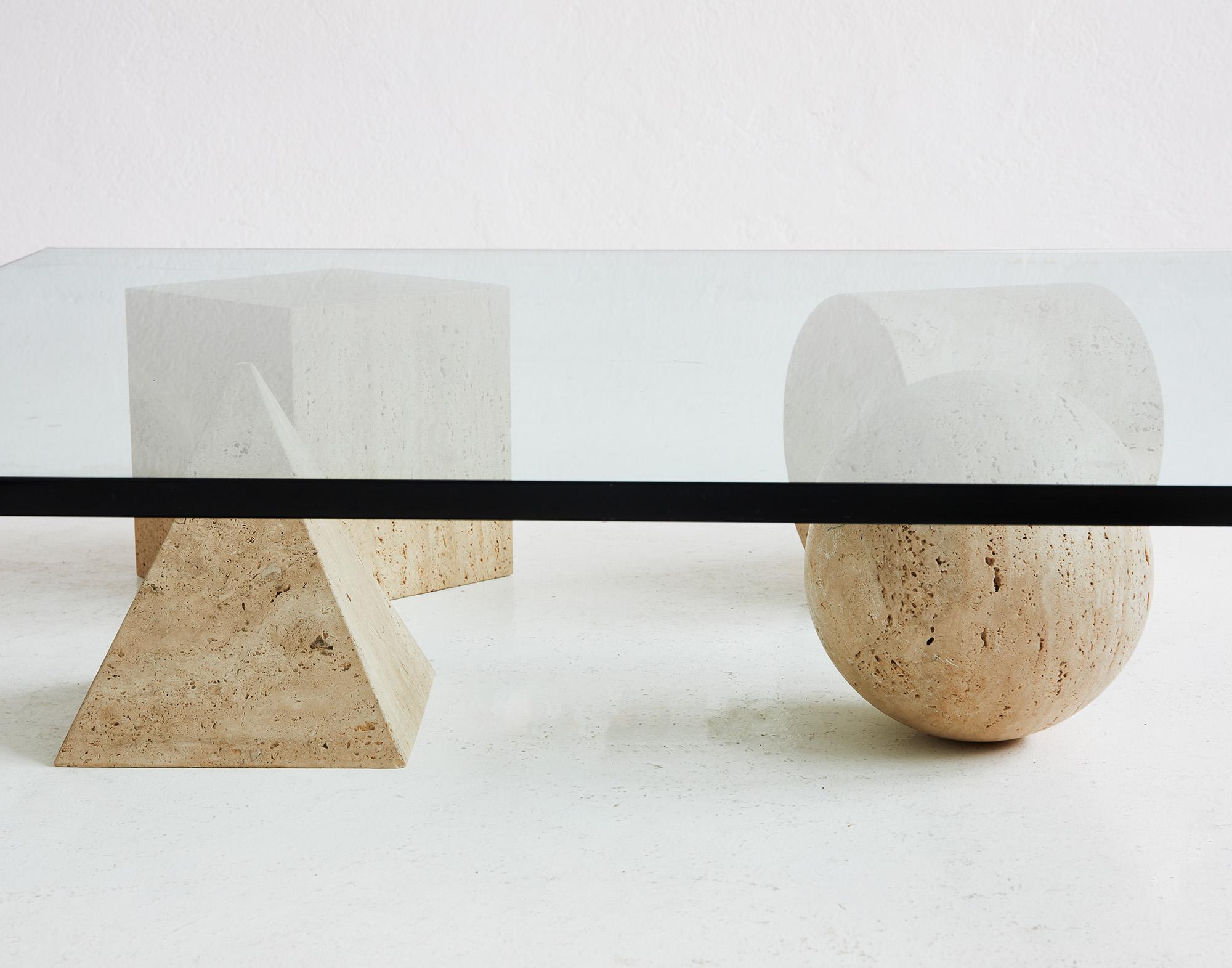 Mid-Century Modern Metafora, table basse par Lella et Massimo Vignelli pour Casigliani en vente