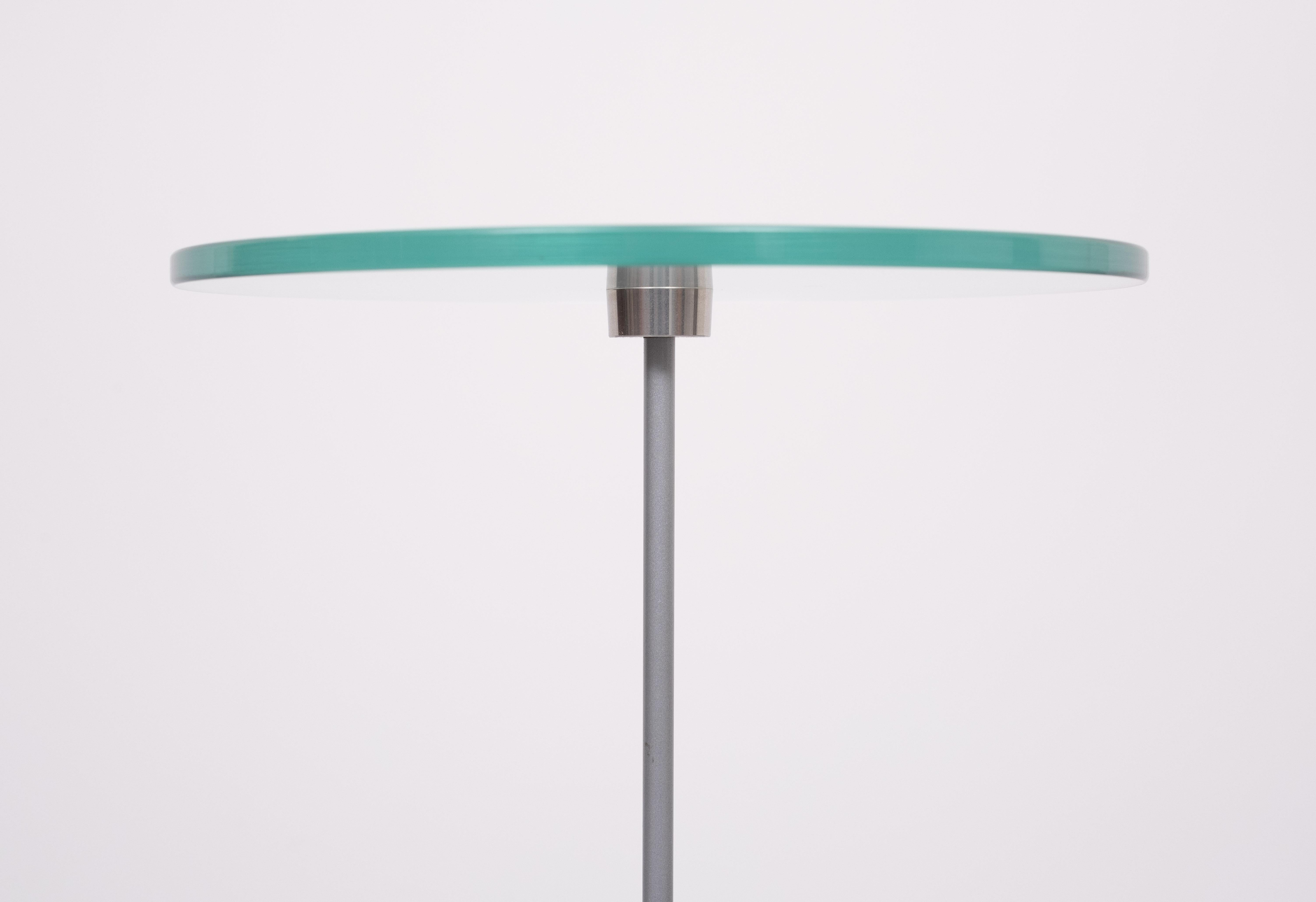 Modern Metaform small elegant side table 1980s For Sale
