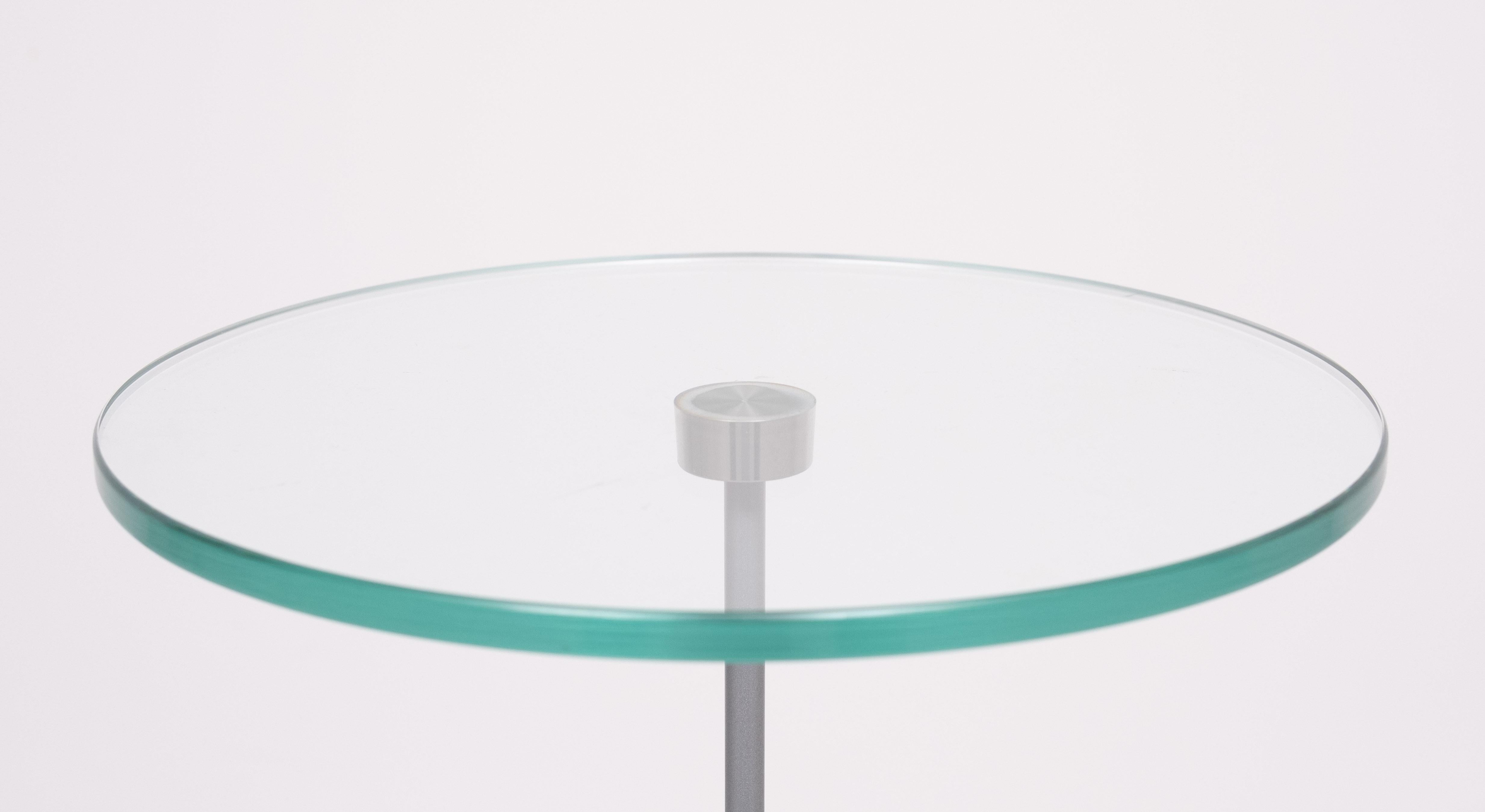 Dutch Metaform small elegant side table 1980s For Sale