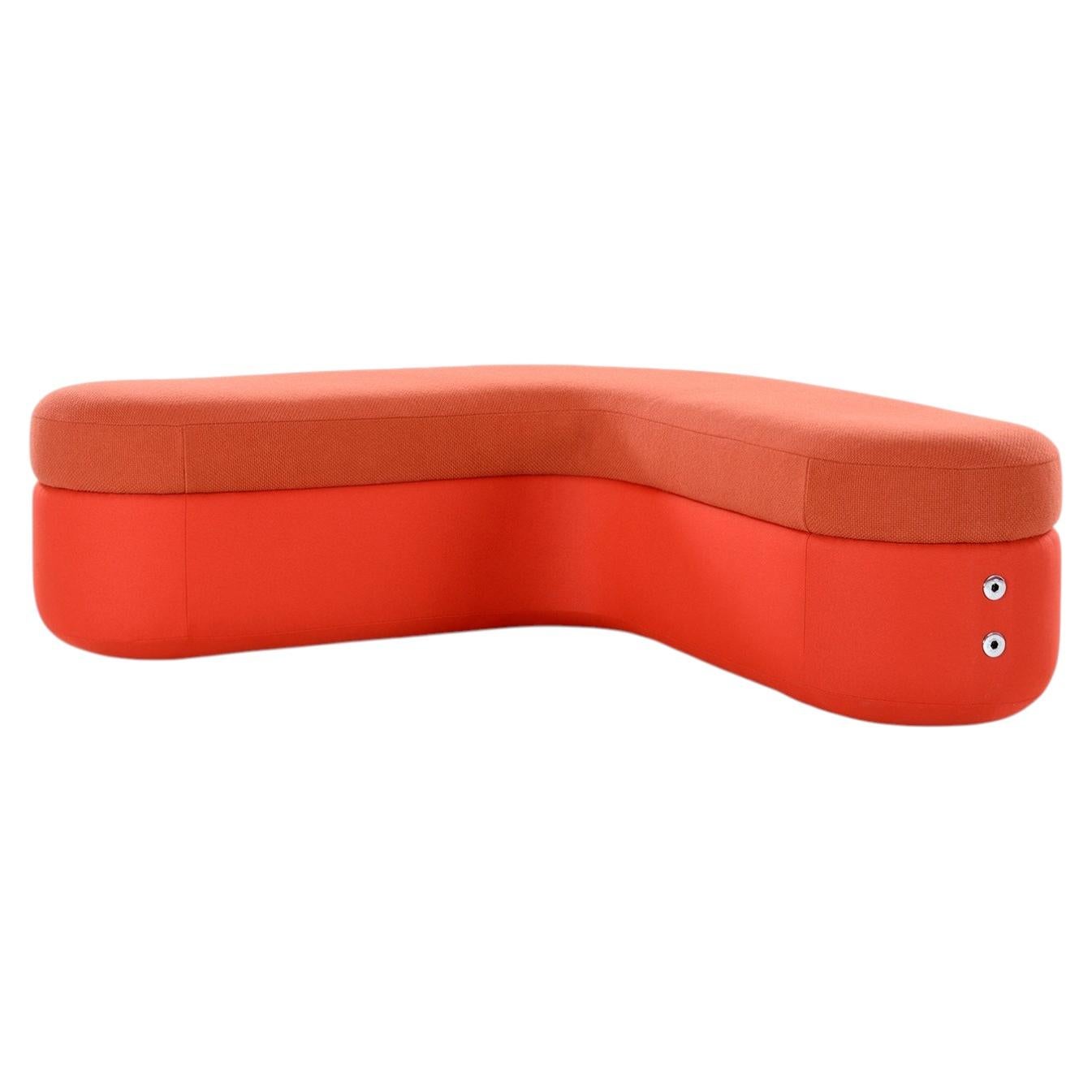 Metagramma Angolo Modular Orange Sofa
