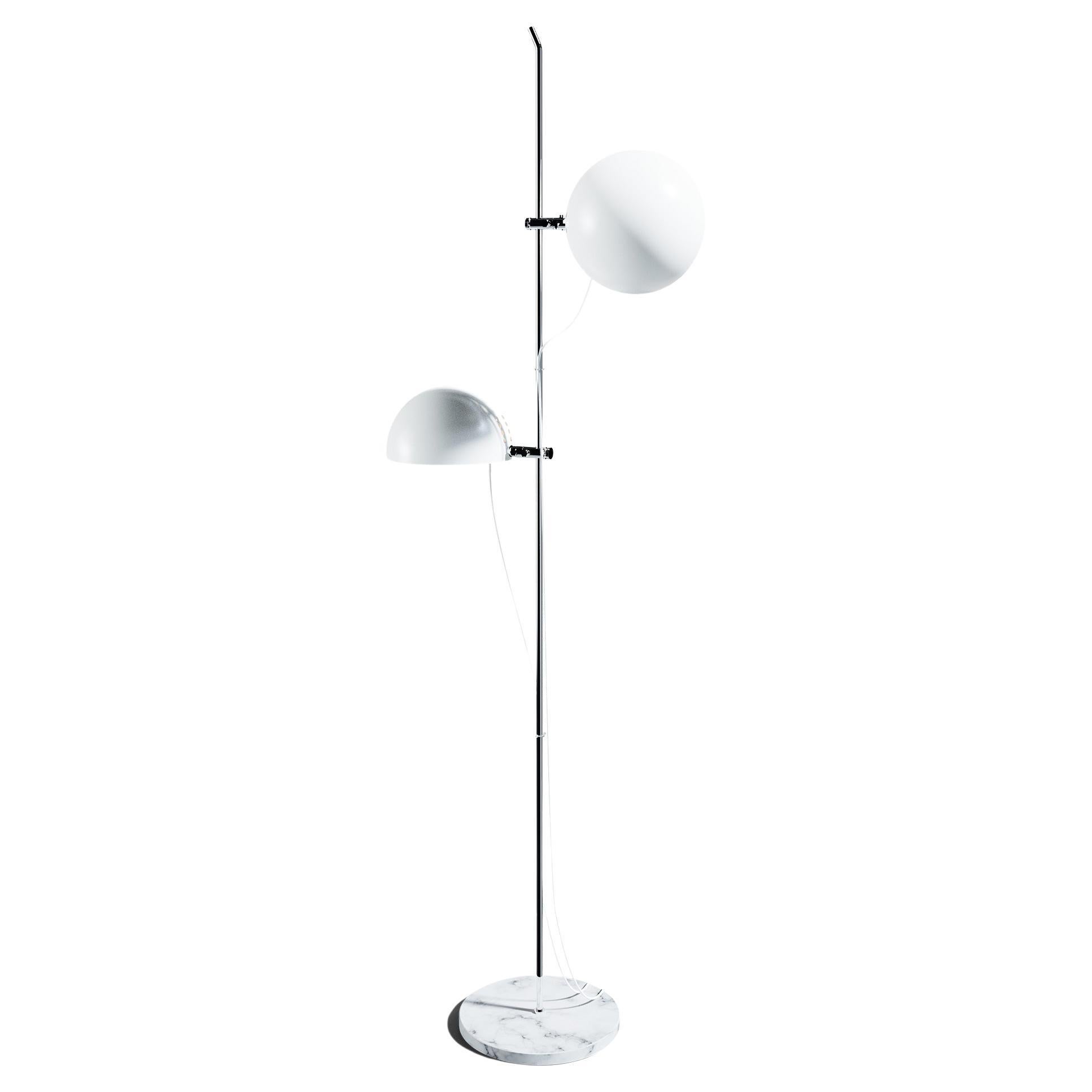 Metal A23 Floor Lamp by Disderot For Sale