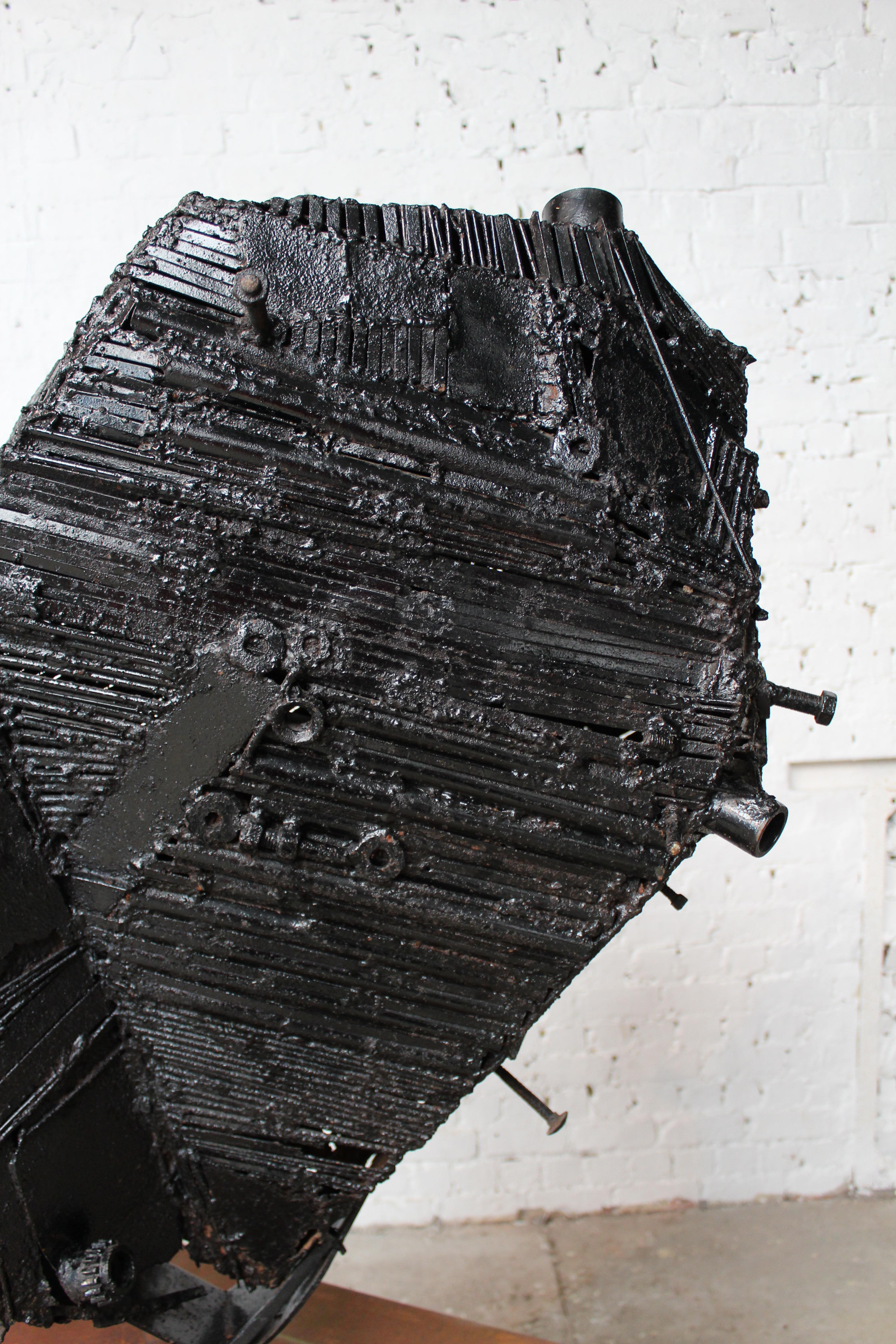 Abstrakte Metallkonstruktion des belgischen Künstlers Paul Van Gyseghem im Angebot 3