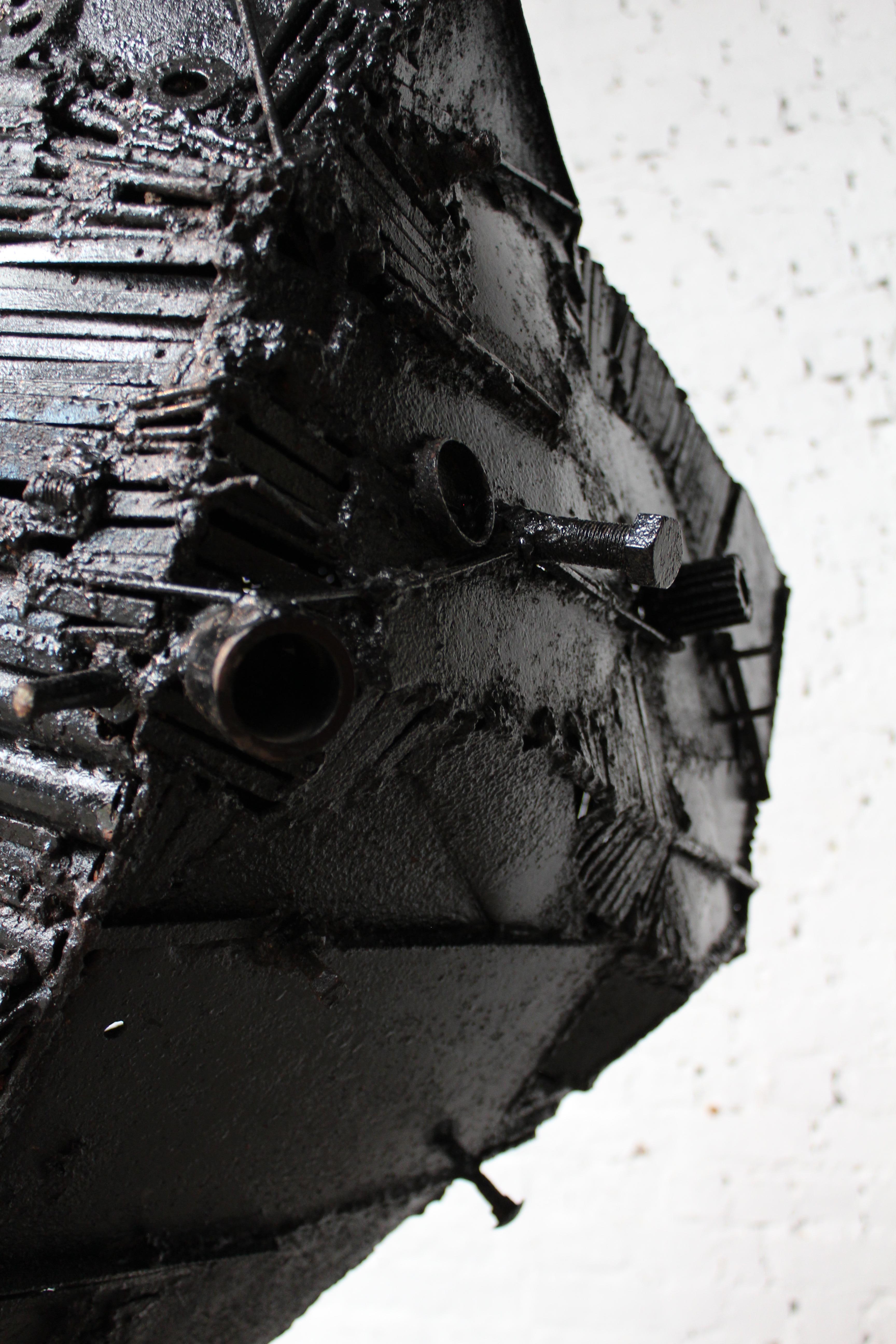 Abstrakte Metallkonstruktion des belgischen Künstlers Paul Van Gyseghem (Mitte des 20. Jahrhunderts) im Angebot