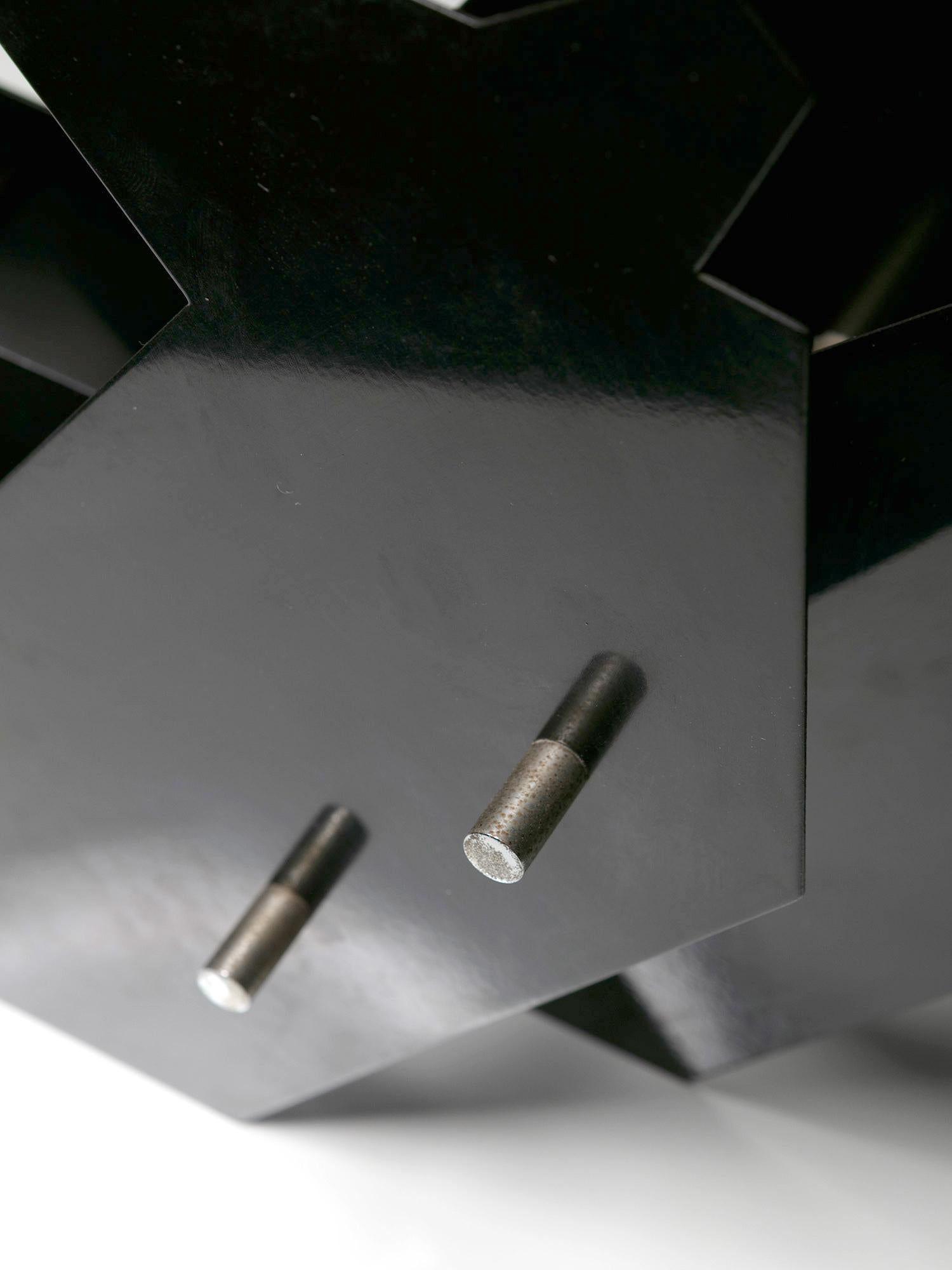 Escultura abstracta de metal de Lucio Del Pezzo para Studio Marconi, Italia, 1970 Italiano en venta