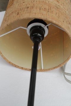 Metal Accent Lamps w/cork shades