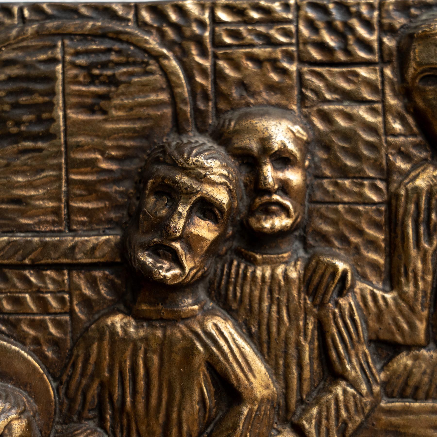 Retablo de metal, hacia 1960 en venta 4