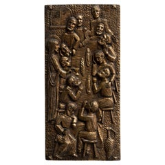 Retable en métal, vers 1960
