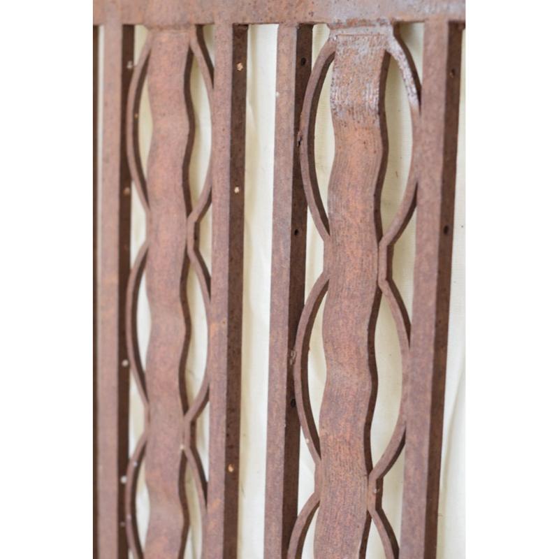 Metal and Bronze Ironwork Entrance Door by Charles Piguet Lyon, 1919 For Sale 13